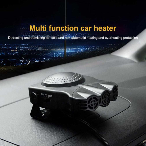 Portable Plug In Car Heater Defroster Cooling Fan - 2 - in - 1 Cooling Heater Fan - Aroflit