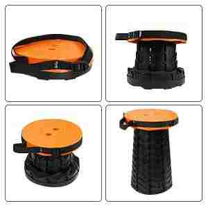 Portable Retractable Telescopic Collapsible Folding Stool - Aroflit
