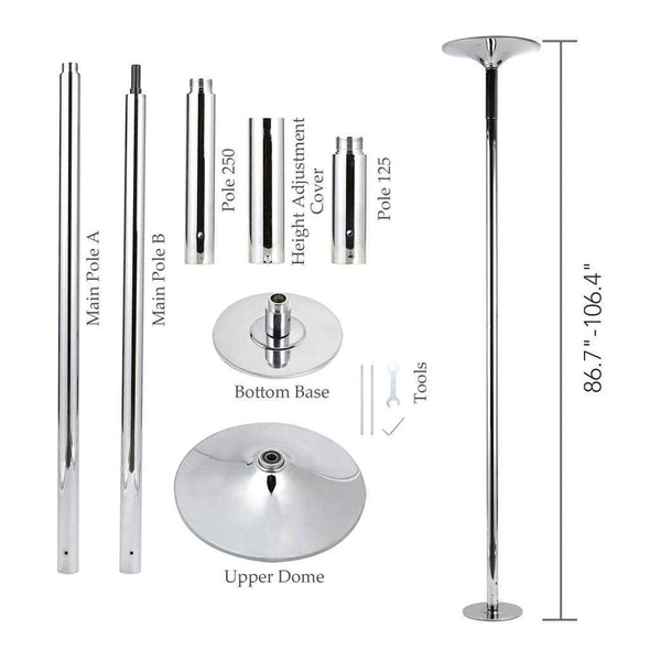 Portable Spinning Dance Stripping Pole For Home Fitness - Aroflit
