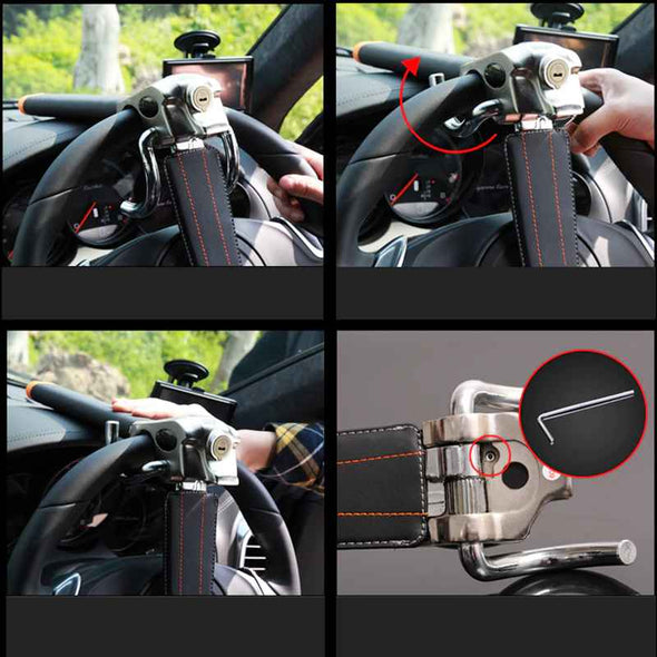 Powerful Car Steering Wheel Lock Bar - Aroflit