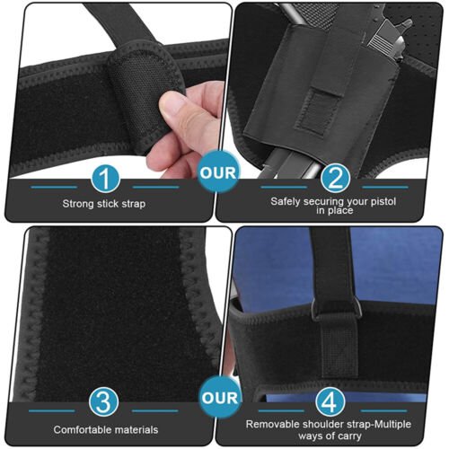 Praetorian Shoulder & Belly Holster for Concealed Carry - Aroflit