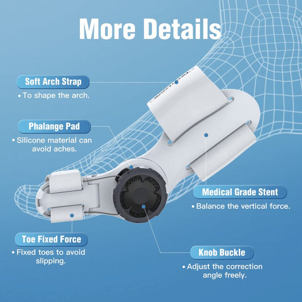 Premium Grade Orthopedic Toe Bunion Corrector - Aroflit