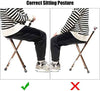 Premium Heavy - duty Lightweight Folding Walking Stick Canes Chair With Light - Aroflit