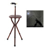 Premium Heavy - duty Lightweight Folding Walking Stick Canes Chair With Light - Aroflit