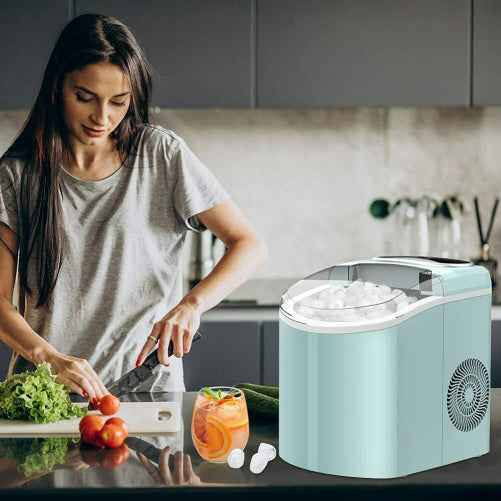 Premium Portable Electric Ice Maker Machine Countertop with Self - Cleaning Quiet - Aroflit