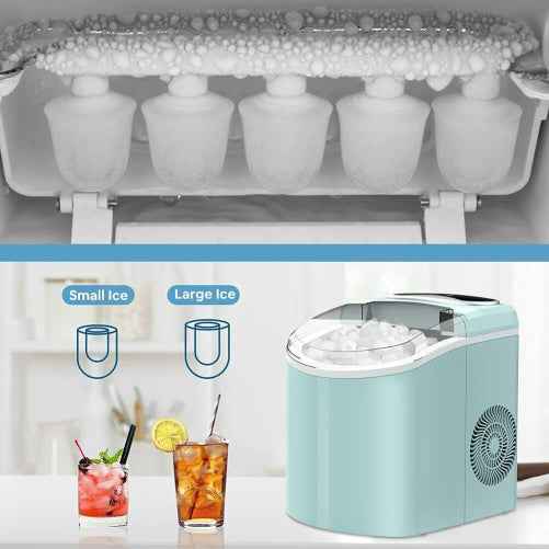 Premium Portable Electric Ice Maker Machine Countertop with Self - Cleaning Quiet - Aroflit