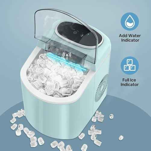 Premium Portable Electric Ice Maker Machine Countertop with Self-Cleaning Quiet-Aroflit