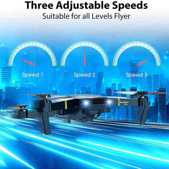 Professional Drone X 2024, Long Range Drone With HD Camera, 90 minutes flying time - Aroflit
