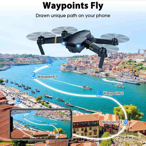 Professional Drone X 2024, Long Range Drone With HD Camera, 90 minutes flying time - Aroflit