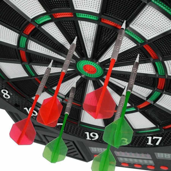 Professional Electronic Dartboard Cabinet Set With LCD Display - Aroflit