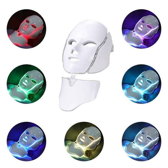 Professional LED Phototherapy Skin Rejuvenation Face And Neck Mask - Aroflit