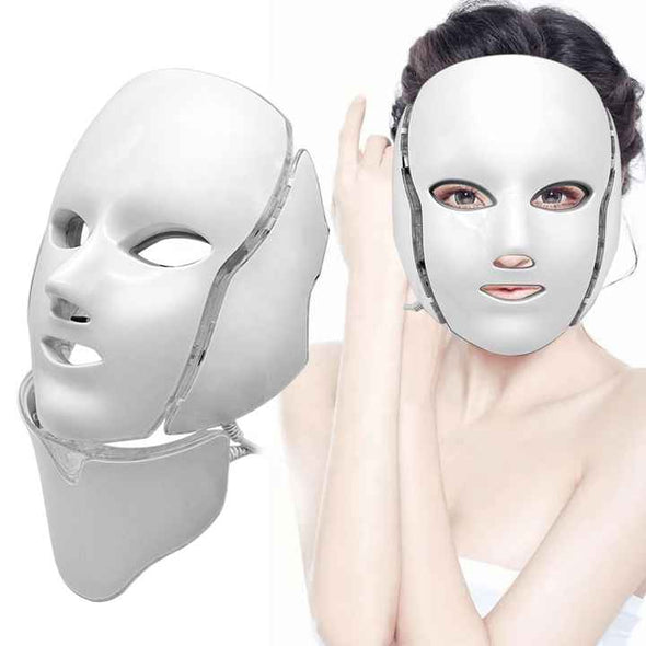 Professional LED Phototherapy Skin Rejuvenation Face And Neck Mask - Aroflit