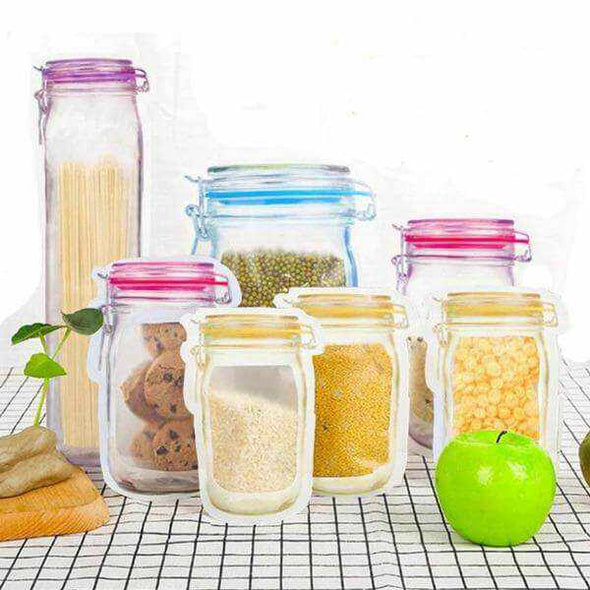 Reusable & Washable Premium Mason Jar Bags - Aroflit