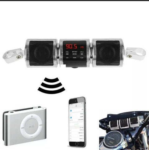 Waterproof Motorcycle Bluetooth Handlebar Speakers - Motorcycle Stereo Speaker - Aroflit™