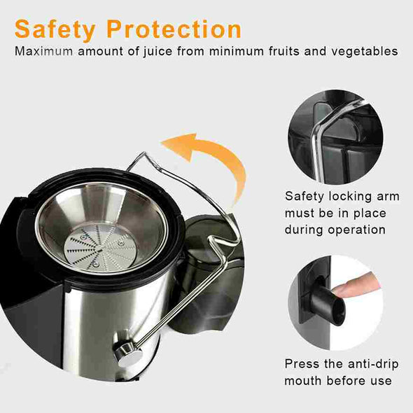 Self - Cleaning Juicer - Electric Fruit Juice Extractor Machine - Aroflit