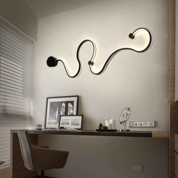 Simple Modern LED Wall Lamp for Bedroom - Modern Indoor LED Wall Sconce-Aroflit