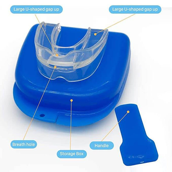 SLEEP APNEA MOUTHPIECE - MOLDABLE ANTI SNORING MOUTH GUARD - Aroflit