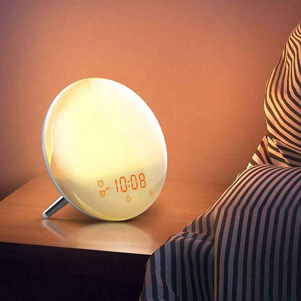 Smart alarm sunlight simulator when waking up - Aroflit