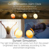 Smart alarm sunlight simulator when waking up - Aroflit