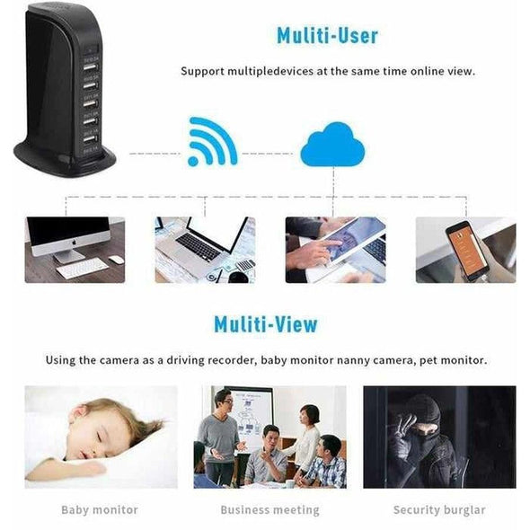Smart Discreet Surveillance Camera Charging Dock - Aroflit