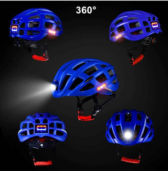 Smart Light Cycling Helmet Road Bike - Aroflit