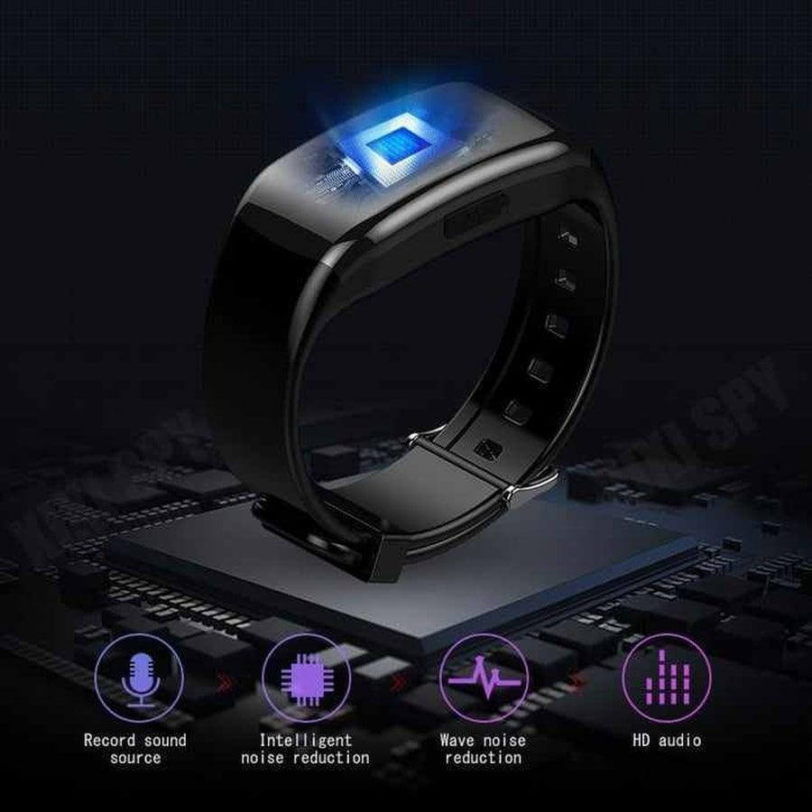 Wrist Band Spy Camera with Display Audio Video Recorder
