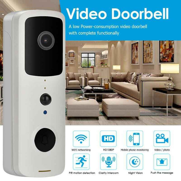 Smart WiFi Video Doorbell Security Camera With Doorbell Chime - Aroflit