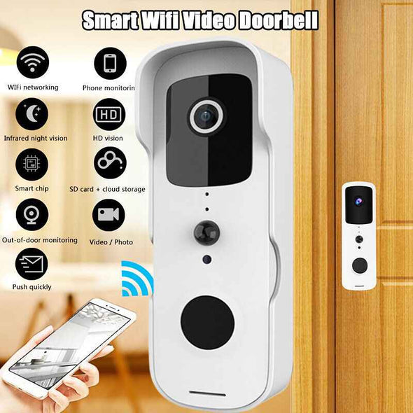 Smart WiFi Video Doorbell Security Camera With Doorbell Chime - Aroflit