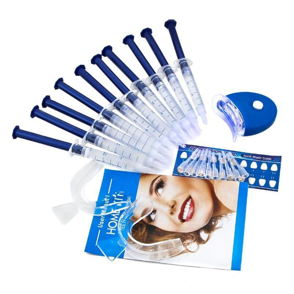 Teeth Whitening Oral Gel Polish Pen Kits with White Accelerator LED Light - Aroflit