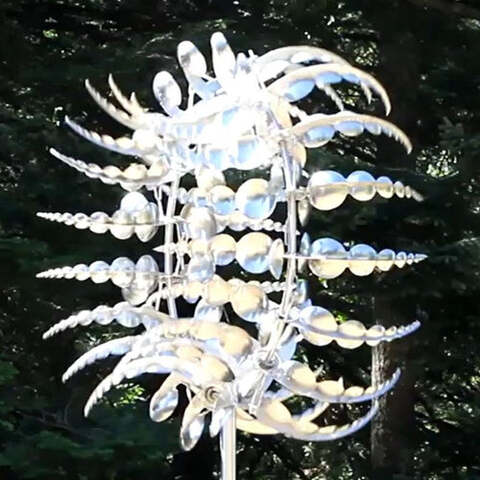 Unique and Magical Metal Windmill - Outdoor Garden Decoration - Spinning & Rotating Windmill - Aroflit