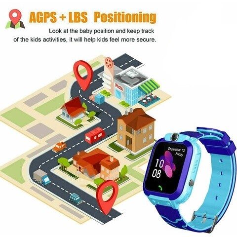 Waterproof Kids Smart Watch with Smart GPS Tracker - Aroflit