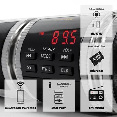Waterproof Motorcycle Bluetooth Handlebar Speakers - Motorcycle Stereo Speaker - Aroflit