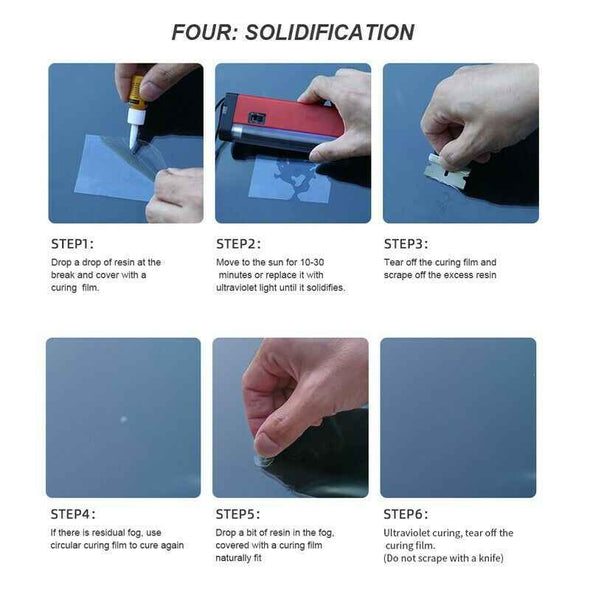 Windshield Glass Repair Kit - Aroflit