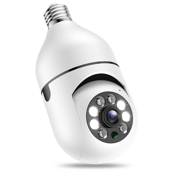 Wireless Light Bulb Security Camera 360° - Aroflit