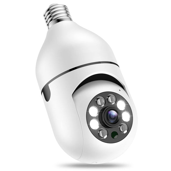 Wireless Light Bulb Security Camera 360° - Aroflit