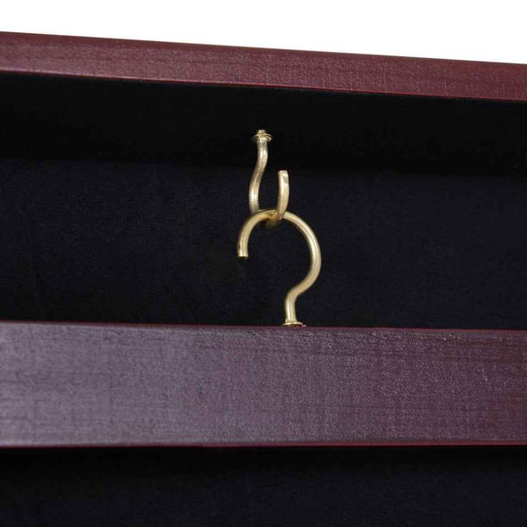 Wooden Shadow box frame - 35” x 26” Sports brown Jersey Display Case-Aroflit